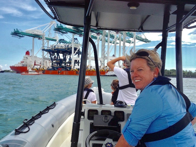 Port Miami Tour aboard Ocean Force Adventures with Captain Kim