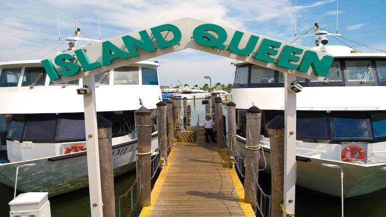Island Queen Cruises location at Bayside Marketplace, 401 Biscayne Blvd. Miami, FL