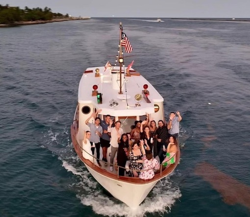 Private Miami Beach Boat Cruise A boat tour from Miami beach on a small group private classic yacht.